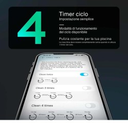 WYBOT S2PRO - Robot pulitore a batteria con stazione di ricarica a bordo piscina