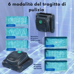 WYBOT S2PRO - Robot pulitore a batteria con stazione di ricarica a bordo piscina