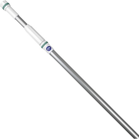Gre - Manico telescopico in alluminio da 4,8 metri (2 sezioni x 240 cm). Sistema Easy Clip 40011