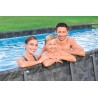 Bestway - Piscina APX 365 Rettangolare 549x274x132 Color Marmo Scuro 561KA