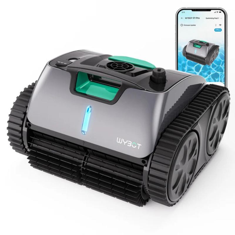 WYBOT C1 PRO - Robot Pulitore Senza Fili a Batteria fino a 150 minuti per Piscina WYBOT C1 PRO - Robot Pulitore Senza Fili a Batteria fino a 150 minuti per Piscina