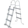 Bestway 56448 Powee Steel Ovale 488x305x107cm con Pompa di Filtraggio, Scaletta, Telo di Copertura