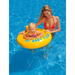 Intex 56585EU - Salvagente Mutandina Giallo, Vinile, Giallo, 70 cm