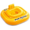 Intex 56587EU - Salvagente Mutandina Pool School Quadrato, Vinile, Giallo, 79x79 cm