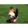 Intex Palla con pannello lucido - Pallone gonfiabile ad acqua/pallone da spiaggia, colori assortiti