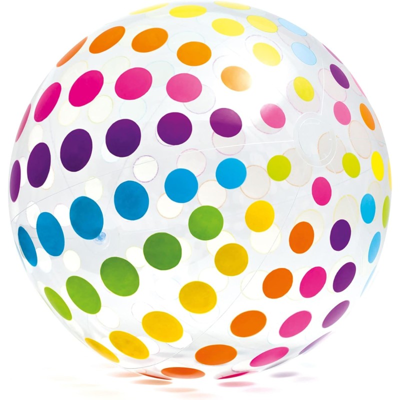 Intex 59065 Palla Jumbo, 107 cm, Multicolore, colori assortiti Intex 59065 Palla Jumbo, 107 cm, Multicolore, colori assortiti