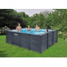 INTEX - PISCINA GRAFITE 400X300X124h RETTANGOLARE 26396