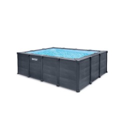 INTEX - PISCINA GRAFITE 400X300X124h RETTANGOLARE 26396