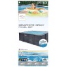 INTEX - PISCINA GRAFITE 400X300X124h RETTANGOLARE 26396