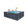 INTEX - PISCINA GRAFITE 400X300X124h RETTANGOLARE 26396