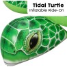 Bestway Cavalcabile Tidal Turtle 150 x 145 m Design Realistico a forma di Tartaruga