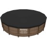 Bestway 58249 Telo di Copertura per Piscina Fuori Terra Rotonda da 4.88 m e Hydrium da 460 x 120 cm