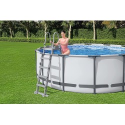 Bestway 58332 Scaletta di sicurezza per piscina Flowclear™ da 1.32 m