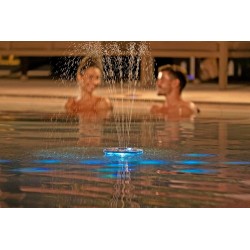 Bestway Fontana solare con LED cambiacolore 7 colore FloatBright, 58849