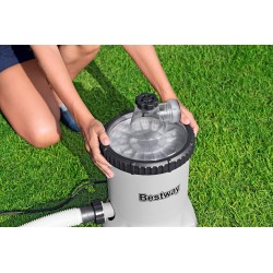 Bestway - Pompa di filtraggio per Polysphere da 5,678 L, grigio 58870