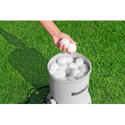 Bestway - Pompa di filtraggio per Polysphere da 5,678 L, grigio 58870