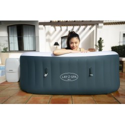 Bestway Idromassaggio Lay-Z-Spa Ibiza 180x180x66cm AirJet, 4-6 persone con EnergySense 6002U