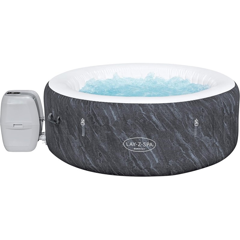 Bestway Idromassagio Lay-Z-Spa gonfiabile Borocay 180x66cm AirJet, 2-4 persone 60175