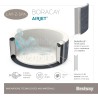 Bestway Idromassagio Lay-Z-Spa gonfiabile Borocay 180x66cm AirJet, 2-4 persone 60175