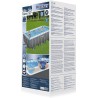 Bestway 56671 Power Steel 488x244x122cm - Piscina Fuori Terra in PVC Rettangolare con Pompa di Filtrazione a Sabbia, Scaletta, 
