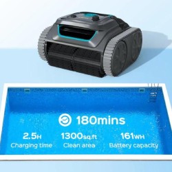 WYBOT S1 - Robot Automatico Pulisci Piscina a Batteria Fino a 180 minuti