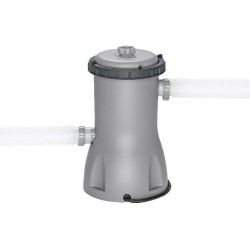 Bestway 5612X Power Steel Pro MAX 427x122cm - Piscina Fuori Terra Rotonda con Pompa di Filtrazione, Scaletta, Telo di Copertura