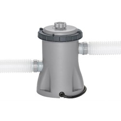 Bestway 5614A Power Steel 305x200x84cm - Piscina Fuori Terra Ovale con Pompa di Filtraggio