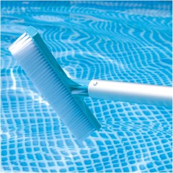 Intex 28003 Deluxe Kit di Pulizia per Piscine fino a 5.49 m, Grigio/Blu, 113.03 x 29.84 x 12.38 cm, Sacco in poliestere