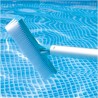 Intex 28003 Deluxe Kit di Pulizia per Piscine fino a 5.49 m, Grigio/Blu, 113.03 x 29.84 x 12.38 cm, Sacco in poliestere