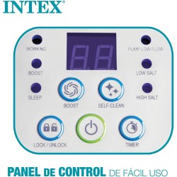 Intex 26664 Generatore Salino di Cloro per Piscine Piccole Metal Frame e Prisma