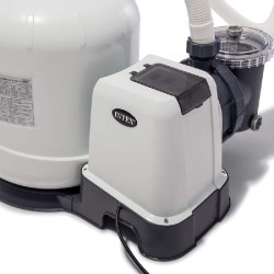 Intex 26648 Pompa a Sabbia - Flusso Acqua: 10.500 l/h, Flusso Sistema: 8.000 l/h