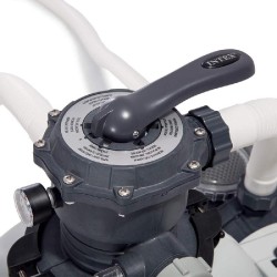 Intex 26648 Pompa a Sabbia - Flusso Acqua: 10.500 l/h, Flusso Sistema: 8.000 l/h