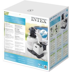 Intex 26646 Pompa a Sabbia - Flusso Acqua: 7.900 l/h, Flusso Sistema: 6.000 l/h