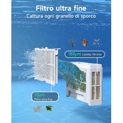 WYBOT C2 - Robot Pulisci Piscina Automatico Senza Fili a Batteria e doppia filtrazione
