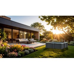 Piscina Composito GRE Serie AVANTGARDE 315x315 h96 quadrata KPCOR28T