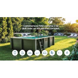 Piscina Composito GRE Serie AVANTGARDE 455x315 h125 rettangolare KPCOR