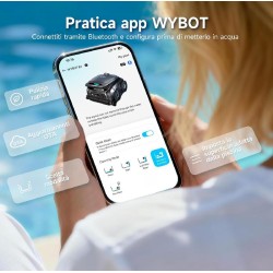 WYBOT B1 - Robot Pulisci Piscina Automatico Senza Fili a Batteria