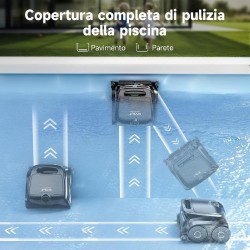 WYBOT B1 - Robot Pulisci Piscina Automatico Senza Fili a Batteria