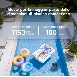 WYBOT B1 - Robot Pulisci Piscina Automatico Senza Fili a Batteria