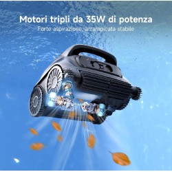 WYBOT B1 - Robot Pulisci Piscina Automatico Senza Fili a Batteria
