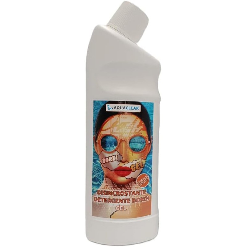 AQUACLEAR - Gel Disincrostante per i Bordi della Piscina - Formato da